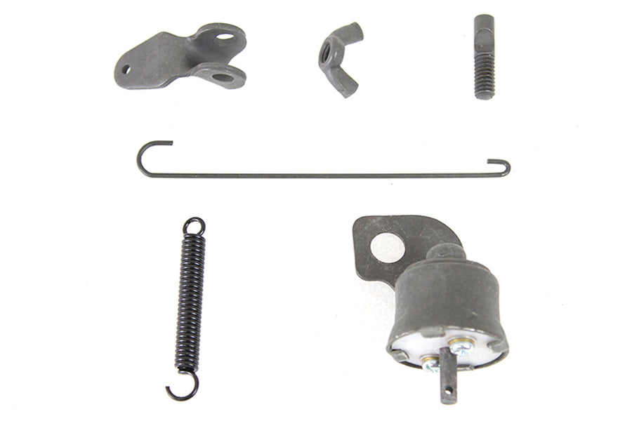 HARLEY Parkerized Brake Light Switch Kit fits 1939-1952 WL, models except 1951 to 1957 Servi-cars
