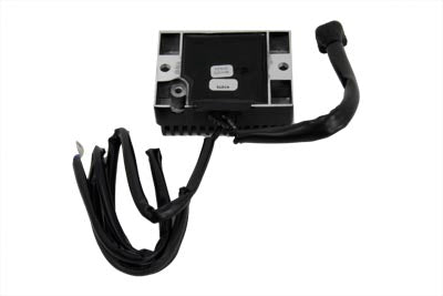 HARLEY Volt Tech Schwarz Regler Passend für 1970-1975 FL, 1970-1975 FLH, 1971-1975 FX, 1971-1975 FXE