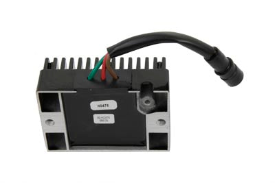 HARLEY Volt Tech Schwarz 12 Volt Regler Passend für 1977-1981 XLCH, 1977-1981 XLH, 1977-1981 XLS,