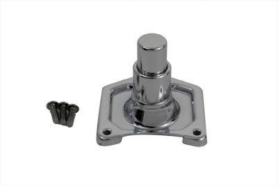 HARLEY Remote Starter Button Chrome fits 1991-UP FXST, Replaces starter end cover 1991-UP FLST, 1991-UP FLT, 1991-2017 FXD, 1991-UP XL,