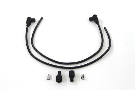 HARLEY Universal Black 8mm Spark Plug Kit Fits 0- Custom, application