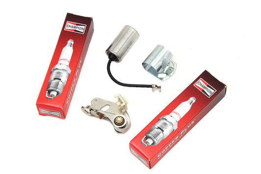 HARLEY Zündungs-Reparatursatz mit Champion Zündkerzen Passend für 1970-1974 XLH, 1971-1974 FX, 1970-197