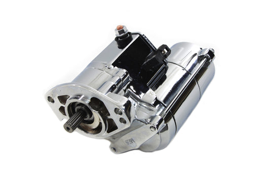 HARLEY Volt Tech Anlasser 1,8 kW Chrom Passend für 1994-2006 FXST, 1994-2006 FLST, 1994-2006 FLT,