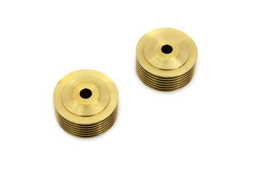HARLEY Brass Spark Plug Cool Fin Set Fits 1941-1947 FL, 1936-1952 EL,