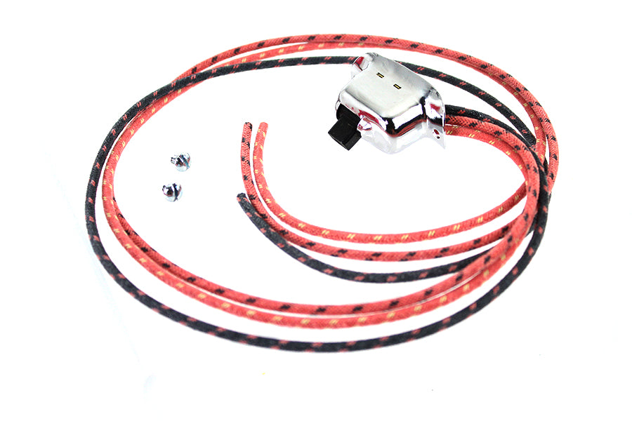 HARLEY Chrome Hi-Lo Beam Handlebar Switch fits 1926-1929 J, 1929-1952 WL, 1930-1934 VL, 1937-1948 UL, 1941-1971 FL,