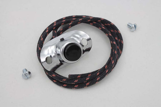 HARLEY Replica Handlebar Horn Switch Button with 1 Wire fits 1926-1929 J, 1929-1952 WL, 1930-1934 VL, 1937-1948 UL, 1941-1971 FL,