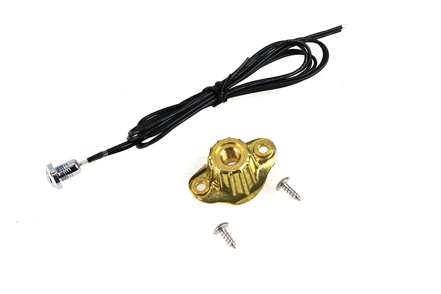 HARLEY Old School Single Switch Kit Brass Finish fits 0- Custom, Application