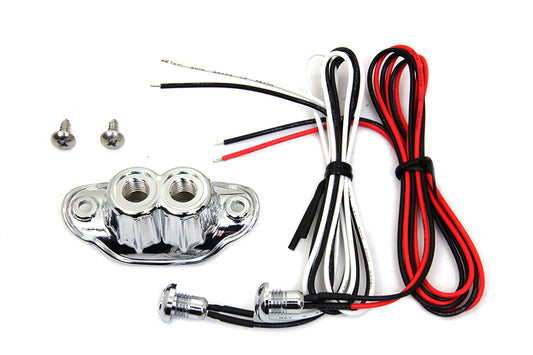 HARLEY Old School Dual Switch Kit Chrome Fits 0- Custom, Application