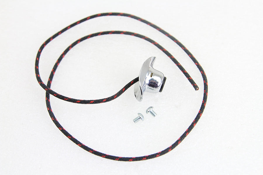 HARLEY Replica Handlebar Horn Switch Button with 1 Wire fits 1926-1929 J, 1929-1952 WL, 1930-1934 VL, 1937-1948 UL, 1941-1971 FL,