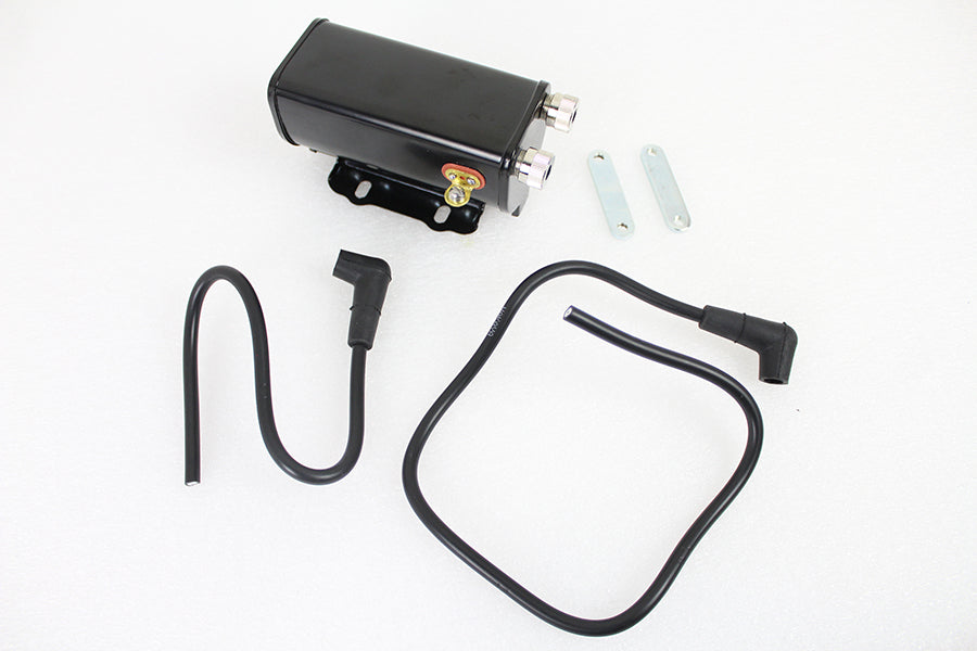 HARLEY Replica Black 6 Volt Coil fits 1936-1947 EL, 1930-1934 VL, 1938-1947 UL, 1941-1947 FL,