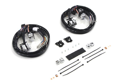 HARLEY Lenkerschalter-Kit Chrom, passend für 2007-2016 FLT,