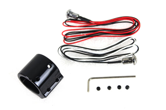 HARLEY Black Dual Handlebar Button Switch Kit Fits 0- Custom, application for 1 handlebars"