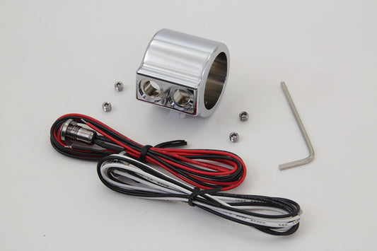 HARLEY Chrome Dual Handlebar Button Switch Kit Fits 0- Custom, application for 1 handlebars"