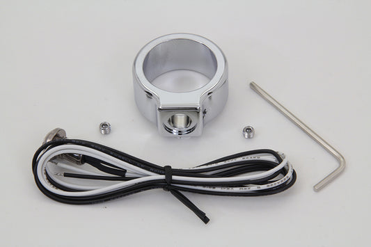 HARLEY Chrome Single Handlebar Button Switch Kit fits 0- Custom,