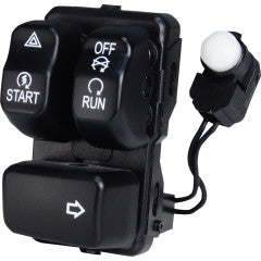 HARLEY Right Side Handlebar Control Module Black fits 2012-2020 FLST, without cruise control 2012-2020 FXST, without cruise control 2012-2017 FXD,