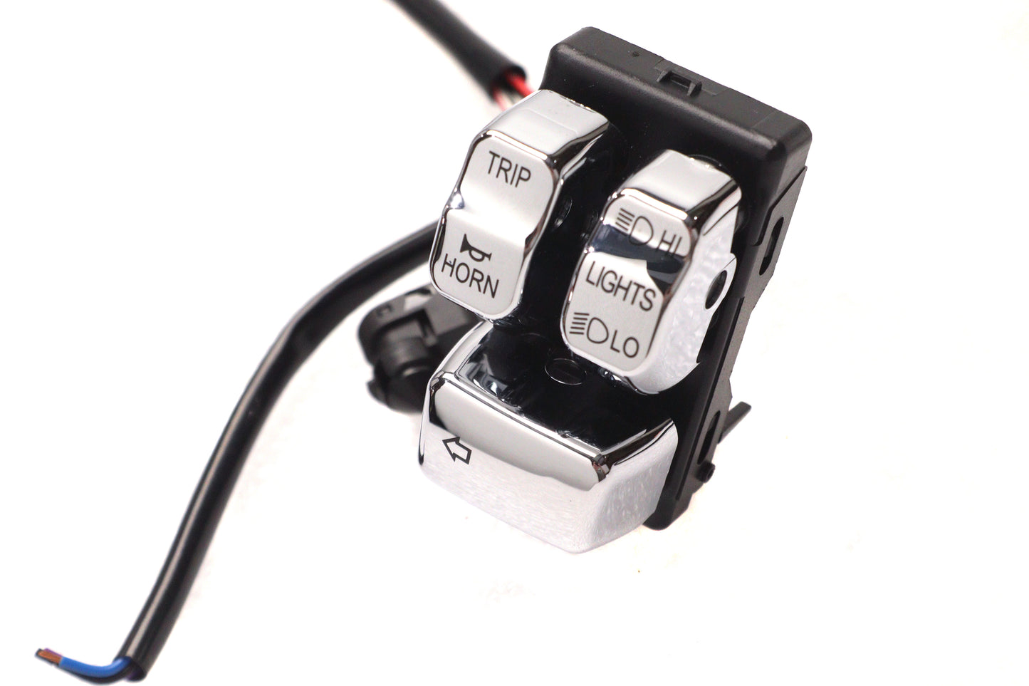 HARLEY Left Side Handlebar Control Module Chrome fits 2012-2020 FLST, without cruise control 2012-2020 FXST, without cruise control 2012-2017 FXD,