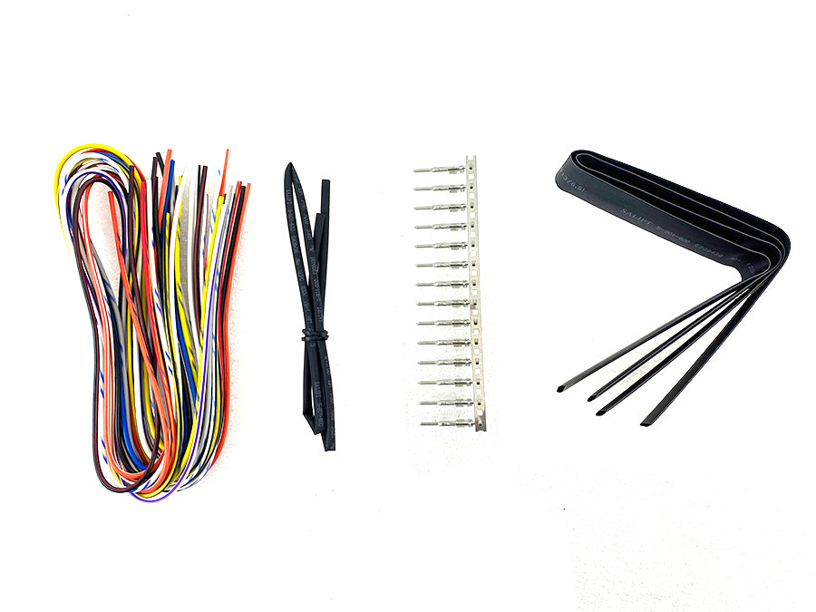 HARLEY Handlebar Wiring Harness Kit Extended fits 2007-2013 XL, 2007-2010 FLST, 2007-2010 FXST, 2007-2011 FXD,