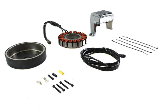 HARLEY Volt Tech Lichtmaschine Ladesystem Kit 50 Amp Passend für 1989-1998 FLT, 1989-1994 FXR,
