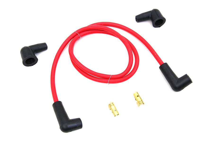 HARLEY Red Spark Plug Wire Set fits 0- Custom, application