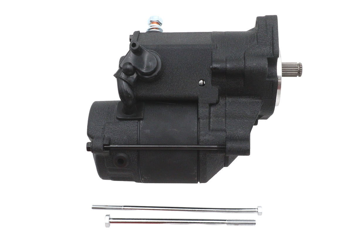 HARLEY Ultima Thunder Fire Anlasser 1.4KW Schwarz Passend für 1989-2006 FXST, 1989-2006 FLST, 1989-2