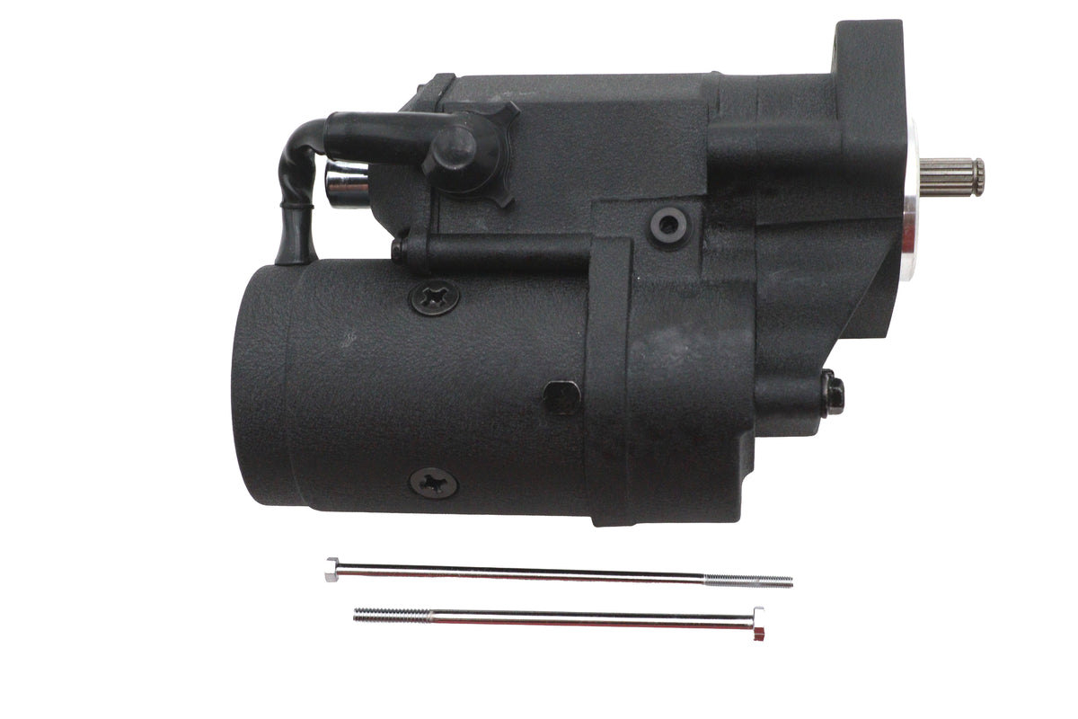 HARLEY Ultima Thunder Fire Anlasser 2.4KW Schwarz Passend für 1989-2006 FXST, 1989-2006 FLST, 1989-2