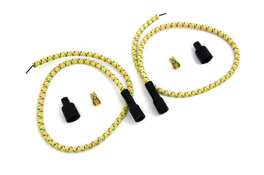 HARLEY Sumax Gelb mit Schwarz & Rot Tracer 7mm Zündkabel-Set Passt 0- Custom, Anwendung
