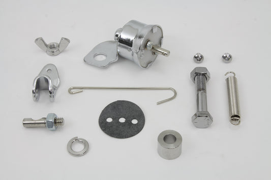 HARLEY Chrom Zugbremsschalter-Kit Passend für 1939-1940 EL, 1939-1948 UL, 1941-1957 FL,