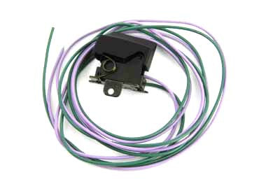 HARLEY Schwarzer Lenker-Blinker-Schalter links passend für 1982-1984 FL, 1982-1984 FX, 1982-1994 FXR,