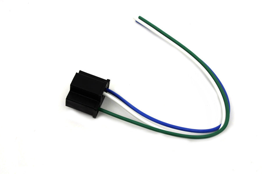 HARLEY Headlamp Wiring Connector Block with 3 Wires fits 0- All, models