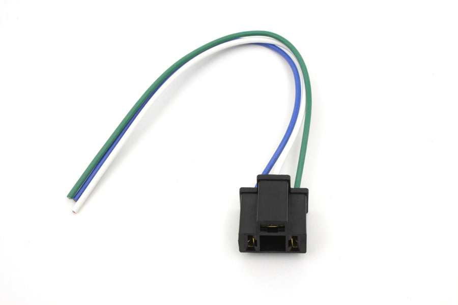 HARLEY Headlamp Wiring Connector Block with 3 Wires fits 0- All, models