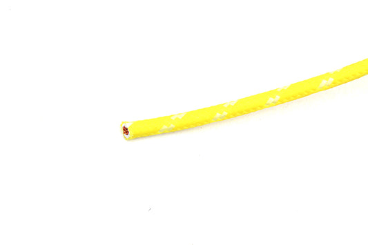 HARLEY Gelb 25' Stoffummanteltes Kabel Passt 0- Alle, Modelle