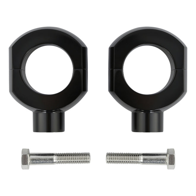 Custom Chrome HARLEY GLS BLK KNIGHT RISER 2" RISE FOR 2" BARS