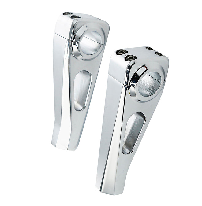 Custom Chrome HARLEY CHROME 4.5" TALON PRO RISERS FOR BIKES THAT ACCEPT A 1"