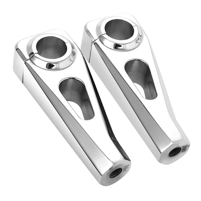 Custom Chrome HARLEY CHROME 4.5" TALON PRO RISERS FOR BIKES THAT ACCEPT A 1"