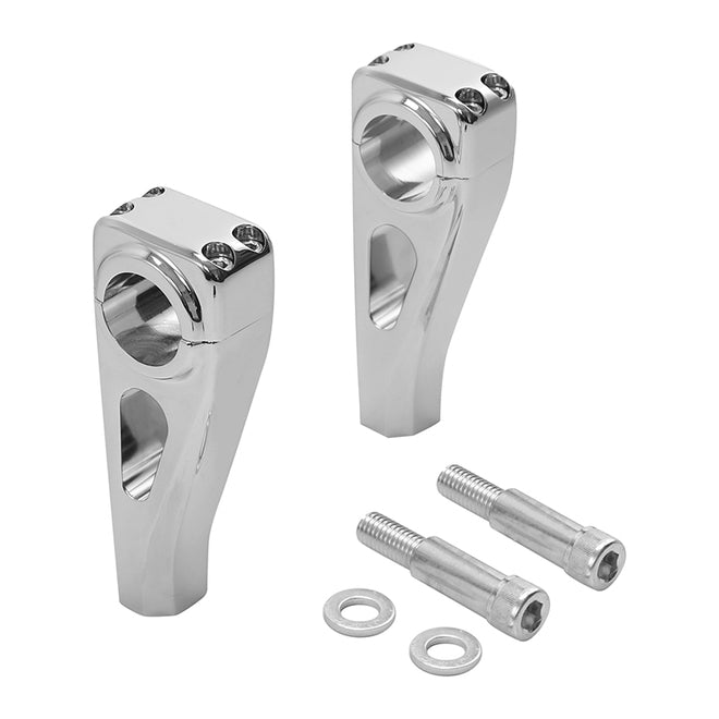 Custom Chrome HARLEY CHROME 4.5" TALON PRO RISERS FOR 1.25" HANDLEBAR