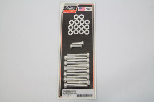 HARLEY Rocker Box Schraubensatz Kadmium passend für XL-Modelle der Baujahre 1957-1976,