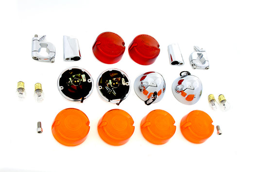 HARLEY Blinker-Kit Passend für 1986-1994 FXR, 1986-UP XL, 1991-2017 FXD,