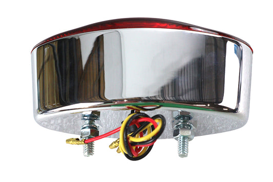 HARLEY Chrome Tail Lamp Cateye Style Fits 0- Custom, application