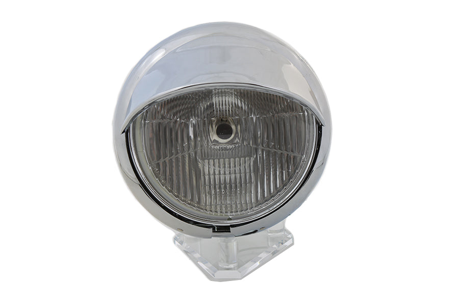 HARLEY 7 inch Round Headlamp fits 0- Custom, application for bottom mount applications