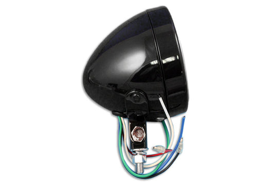 HARLEY 4 inch Round Headlamp 12 Volt Fits 0- Custom, application