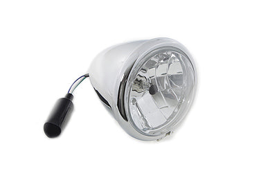 HARLEY 5-3/4 inch Stretch Headlamp Chrome Plated fits 0- All,