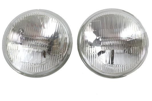 HARLEY Klares 4-1/2 Zoll 6 Volt Sealed Beam Spotlampen-Birnenset Passt 0- Alle, 4-1/2 Spotlampen" 0- Alle,