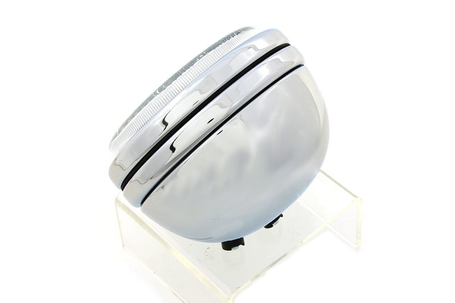 HARLEY 5-3/4 inch Round Stock Type Chrome Headlamp fits 1960-1973 XL, 1971-1973 FX,