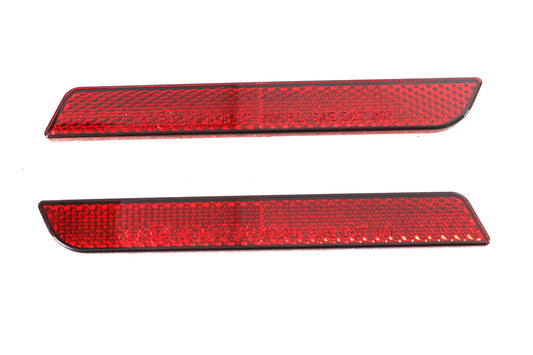 HARLEY Roter Rückstrahler Satz für Federbeine Passend für 1992-UP XL, 1992-1994 FXR, 1993-2013 FLT,