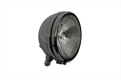 HARLEY Replica 5-3/4 inch Round Chrome Headlamp fits 1971-1973 FX, 1971-1973 FXE, 1954-1973 XL,