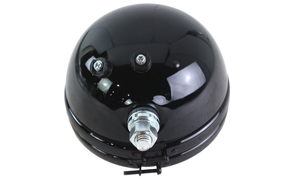 HARLEY Replica 5-3/4 inch Round Black Headlamp fits 1971-1973 FX, 1954-1973 XL,