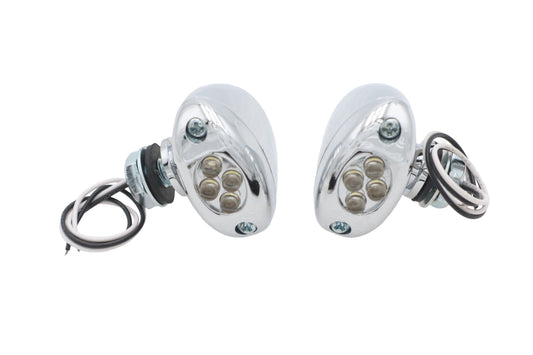 HARLEY LED Clear Marker Lamp Set Center Mount Fits 0- Custom, application