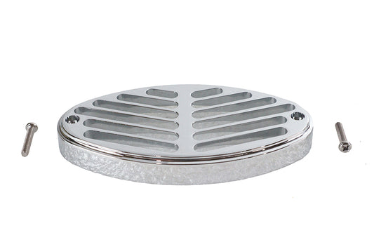 HARLEY Tail Lamp Lens Cover Arrow Type Chrome Fits 0- Custom, application for cat eye tail lamp