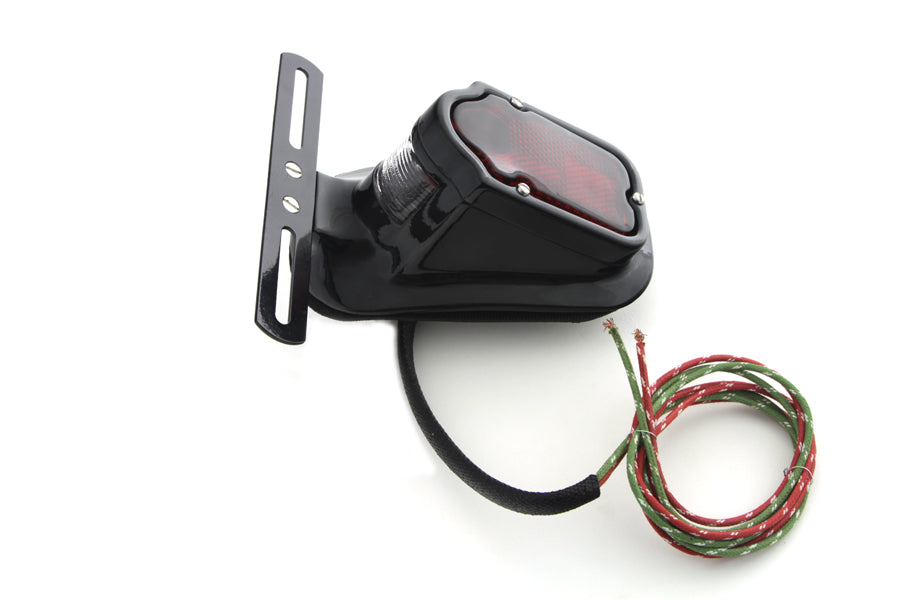 HARLEY Replica Black Tombstone Tail Lamp fits 1947-1954 FL,