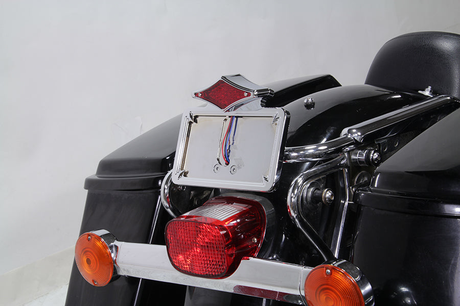 HARLEY Chrome Diamond LED Fender Mount Tail Lamp Assembly fits 0- Replacement, application